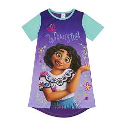 Disney Encanto Mädchen Nachthemd Mirabel Nachthemd Alter 3 bis 10 Jahre alt, violett, 9-10 Jahre von Disney