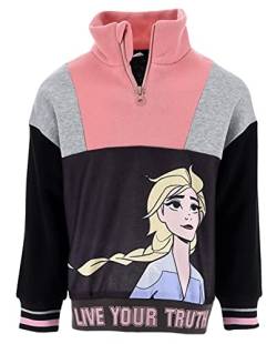 Disney Frozen Mädchen Sweatshirt (Grau,5 Jahre) von Disney