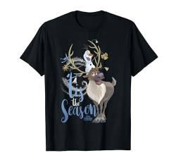 Disney Frozen Olaf Sven Tis The Season Weihnachten T-Shirt von Disney