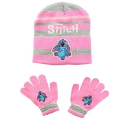 Disney Girl's LIL23-2996 S2-TU Winter Accessory Set, Rose, One Size von Disney