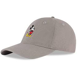 Disney Herren, Micky Maus, verstellbare Mütze für Erwachsene Baseballkappe, grau-warm Grey, L/XL von Disney