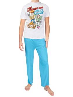 Disney Herren Toy Story Schlafanzuge Blau X-Large von Disney