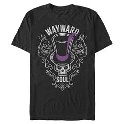 Disney Herren Villains Wayward Soul T-shirt, Schwarz, XXL von Disney