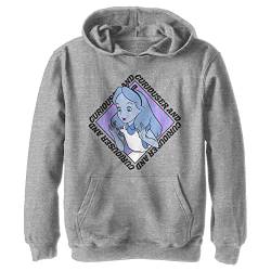 Disney Jungen Alice Face Hoodie, Sportlich Heather, L von Disney