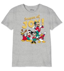 Disney Jungen Bodmickts083 T-Shirt, Gris Melange, 8 Jahre von Disney