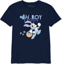 Disney Jungen Bodmickts089 T-Shirt, Marineblau, 12 Jahre von Disney