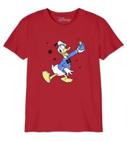 Disney Jungen Bodmickts092 T-Shirt, rot, 12 Jahre von Disney