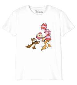 Disney Jungen Bodtitats002 T-Shirt, weiß, 8 Jahre von Disney