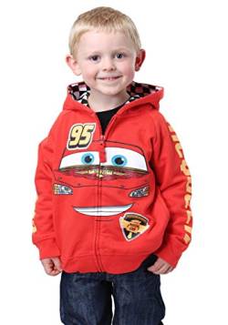 Disney Jungen Cars '95 Hoodie, Rot/Ausflug, einfarbig (Getaway Solids), 4 Jahre von Disney