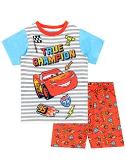 Disney Jungen Cars Schlafanzug Rot 128 von Disney