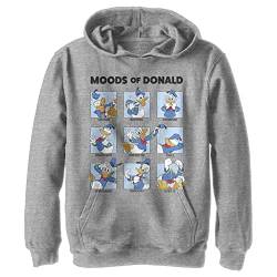 Disney Jungen Donald Moods Hoodie, Sportlich Heather, L von Disney