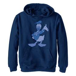 Disney Jungen Donald Tone Hoodie, Marineblau Heather, L von Disney