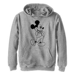 Disney Jungen Klassischer Mickey Formell Mickey Hoodie, Athletisch Heather, S von Disney