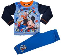 Disney Jungen Mickey Mouse Donald Duck Pluto Awesome Friends Schlafanzug Alter 18 Monate bis 5 Jahre, blau, 92 von Disney