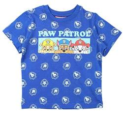 Disney Jungen Paw 52 02 2262 S1 T-Shirt, Blau, 8 Jahre von Disney