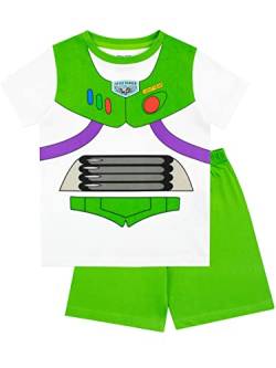 Disney Kinder Toy Story Buzz Lightyear Kurzer Schlafanzug Grün 122 von Disney