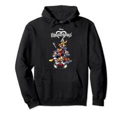 Disney Kingdom Hearts Group Shot Action Pose Logo Pullover Hoodie von Disney