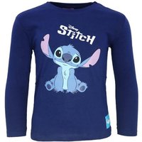 Disney Langarmshirt Disney Stitch Kinder Jungen Langarm Shirt Gr. 92-128 100% Baumwolle von Disney