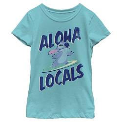 Disney Lilo & Stitch - ALOHA LOCALS STITCH Kids Crew neck Atoll Blue 116 von Disney