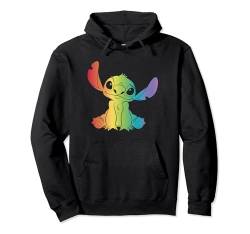 Disney Lilo & Stitch Rainbow Stitch Fill Pride Pullover Hoodie von Disney