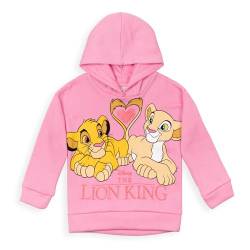Disney Lion King Nala Simba Toddler Girls Fleece Pullover Hoodie Pink 2T von Disney