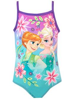 Disney Mädchen Frozen Badeanzug Prinzessin Anna und ELSA Schwimmanzug Die Eiskönigin Violett 104 von Disney