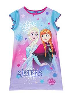 Disney Mädchen Frozen Die Eiskönigin Nachthemden Mehrfarbig 98 von Disney