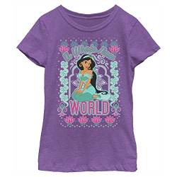 Disney Mädchen Jasmine World Sweater T-Shirt, XL von Disney