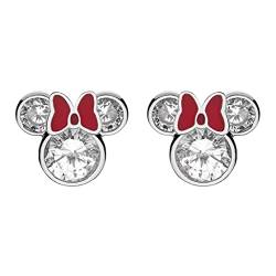 Disney Mädchen-Kinderohrring 925er Silber 1 Kristall One Size 88407199 von Disney