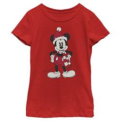 Disney Mädchen Mickey Hat T-Shirt, S von Disney