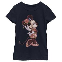 Disney Mädchen Minnie Floral Fill T-Shirt, XL von Disney