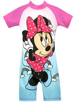 Disney Mädchen Minnie Mouse Badeanzug Blau 92 von Disney