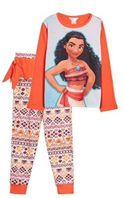 Disney Mädchen Moana Dress Up Schlafanzug für Mädchen Neuheit Pyjamas in voller Länge für Kinder Nachtwäsche Set von Disney