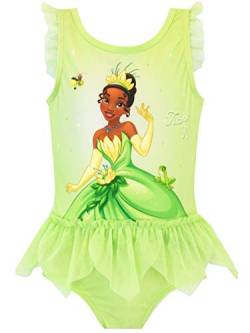 Disney Mädchen Prinzessin und der Frosch Badeanzug Grün 128 von Disney