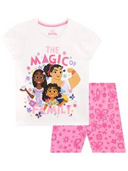 Disney Mädchen Schlafanzug Kurz Encanto Mehrfarbig 116 von Disney