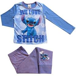 Disney Mädchen Schlafanzug Lilo und Stitch, blau, 4-5 Jahre von Disney
