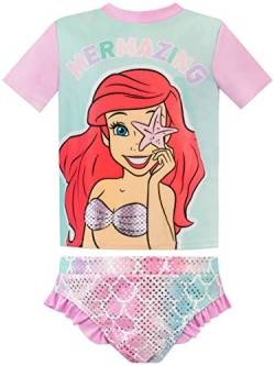 Disney Mädchen Zweiteiliger Badeanzug Arielle The Little Mermaid Mehrfarbig 92 von Disney