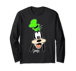 Disney Mickey And Friends Goofy Big Face Portrait Langarmshirt von Disney