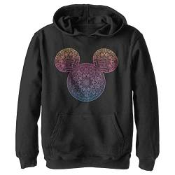 Disney Mickey Classic - Mickey Mandala Fill YTH Hoodie Black 12/13 von Disney