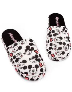 Disney Mickey Mouse Damen Hausschuhe mit Allover-Print von Disney