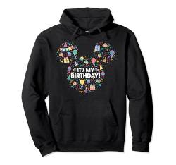 Disney Mickey Mouse Head Ears Icon Fill It’s My Birthday Pullover Hoodie von Disney