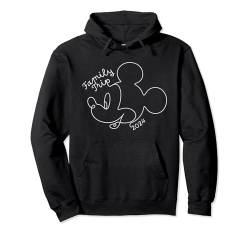 Disney Mickey Mouse Line Drawing Family Trip Vacation 2024 Pullover Hoodie von Disney