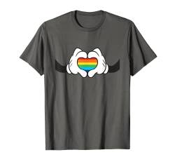 Disney Mickey Mouse Rainbow Hands T-Shirt von Disney