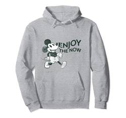 Disney Mickey Mouse Striding Retro Distressed Enjoy The Now Pullover Hoodie von Disney