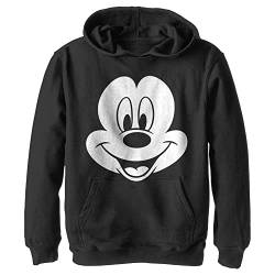 Disney Mickey & Friends - Big Face Mickey YTH Hoodie Black 12/13 von Disney