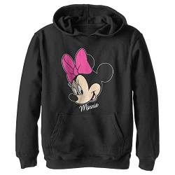 Disney Mickey & Friends - Minnie Big Face YTH Hoodie Black 5/6 von Disney