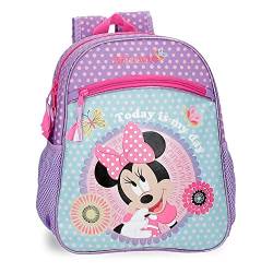 Disney Minnie Heute ist mein Tag Blau Anpassbarer Kulturbeutel mit Schultergurt 29 x 21 x 15 cm Starres ABS 9,14 L 0,6 kg von Disney