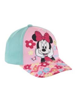 Disney Minnie Mouse Baseball Kappe für Mädchen, Hut Minnie Mouse Design Kinder Sommermütze, Geschenk für Mädchen | Blau von Disney