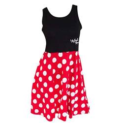 Disney Minnie Mouse-Frauen und rote Polka-Punkt-Kleid Großes von Disney