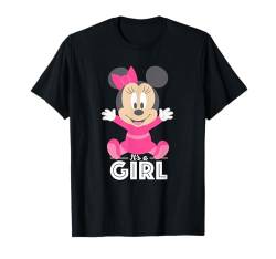 Disney Minnie Mouse It's A Girl Baby Shower T-Shirt von Disney